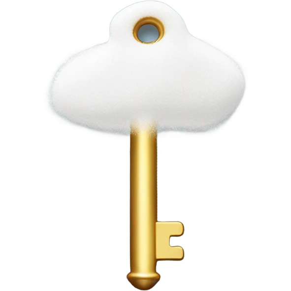 Powder on the end of a key emoji