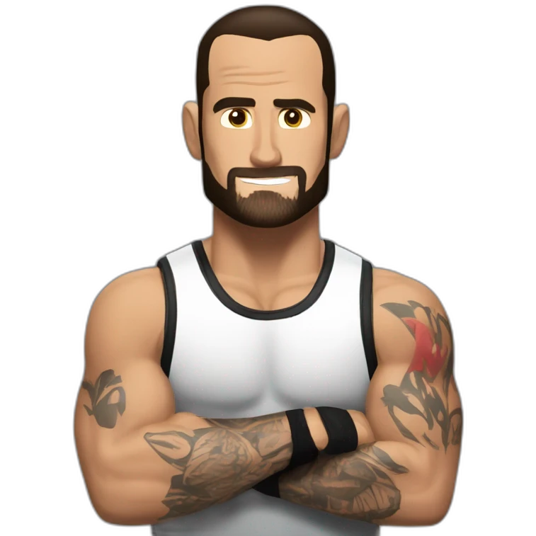 WWE cm punk emoji