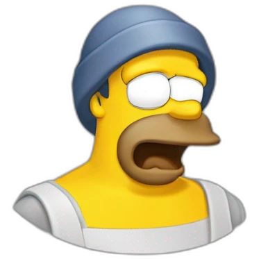 Homer simspons doigts d’honneur emoji