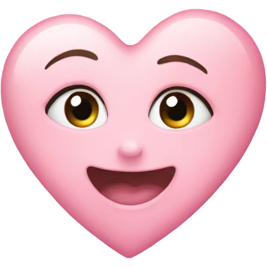 Baby pink heart  emoji