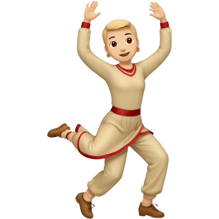 An emoji best used to describe dancing emoji