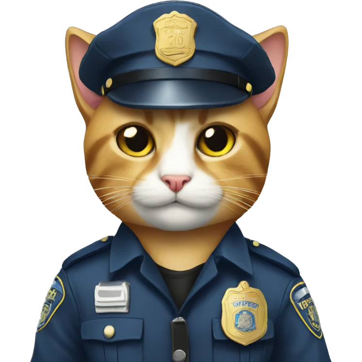 cop cat emoji