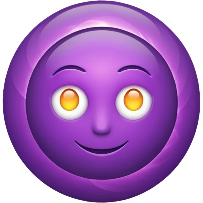 purple  sun emoji