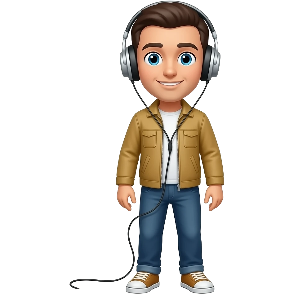 listen to music emoji