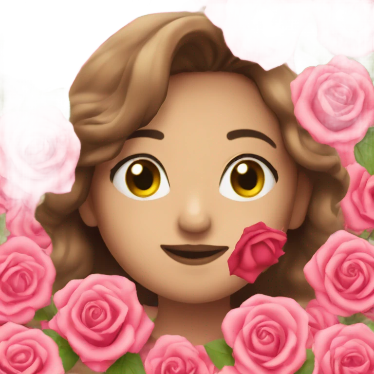 Roses cheeks emoji