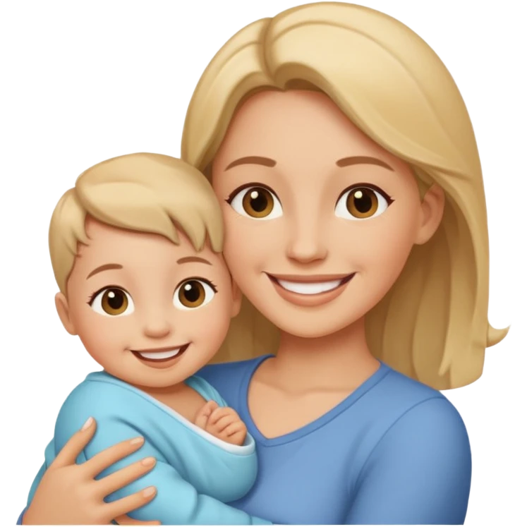 Mamãe e bebê  emoji