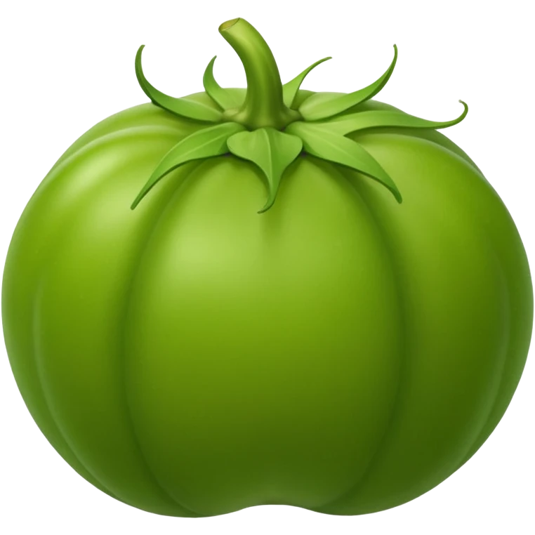one tomatillo without leaves emoji