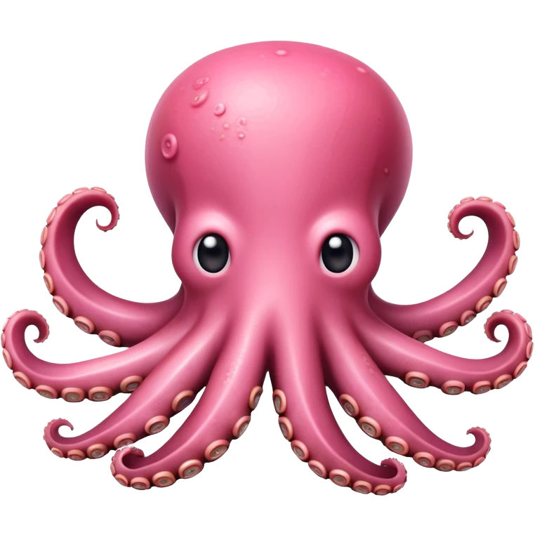 cute octopus made of SPAM MEAT emoji