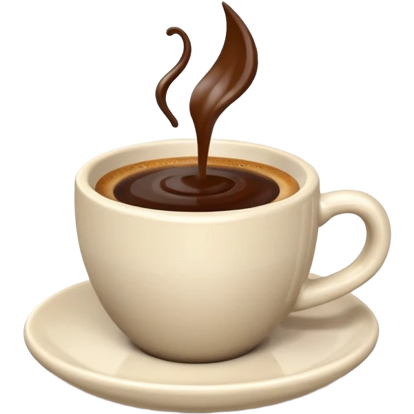 3d style espresso emoji