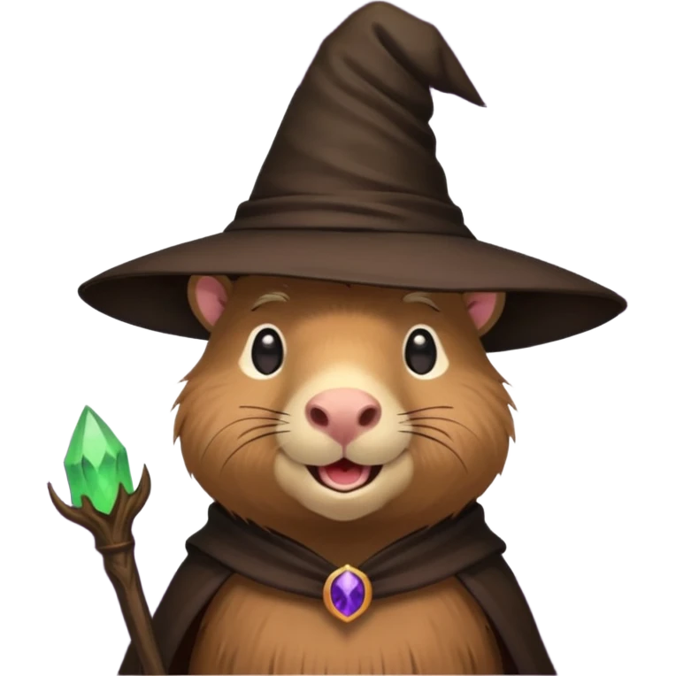 capypara in role witch emoji