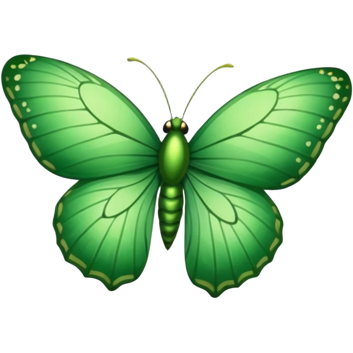 Mariposa verde emoji
