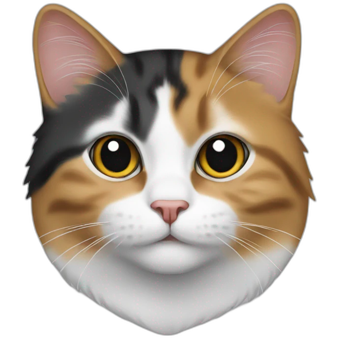 tricolor cat emoji