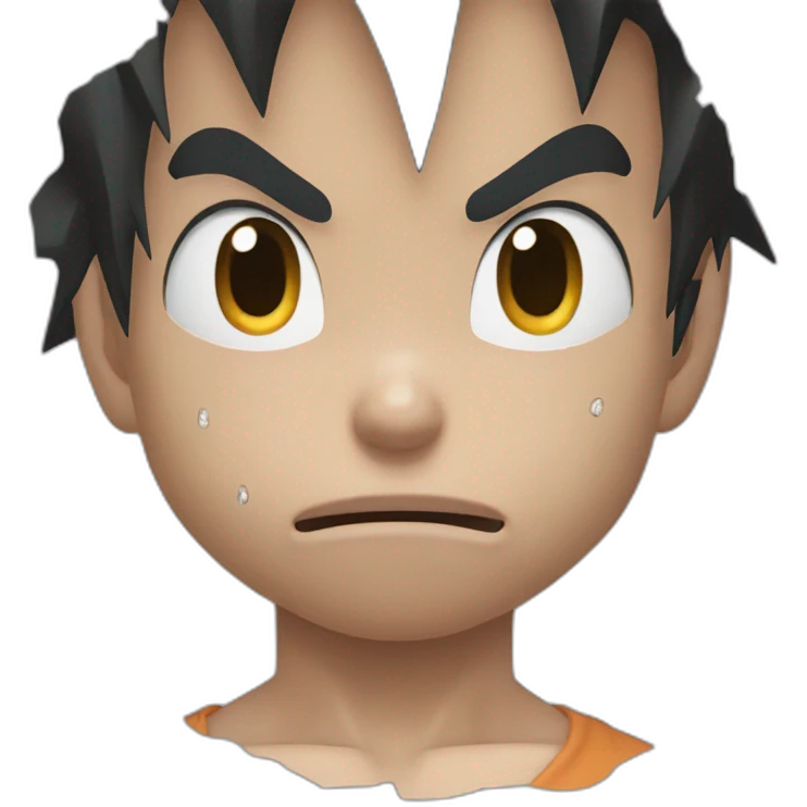 son goku with broken nose emoji