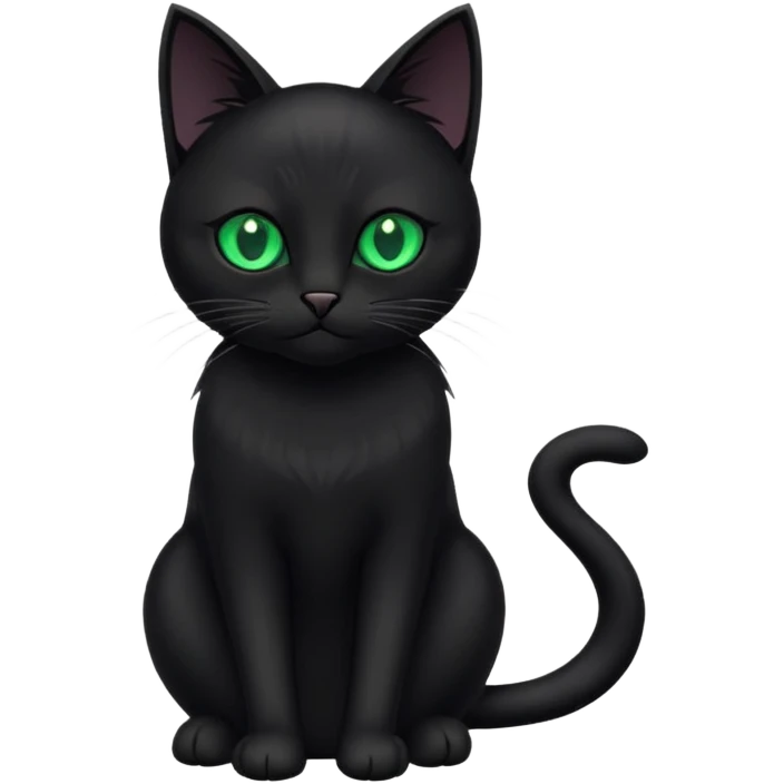 Black cat emoji