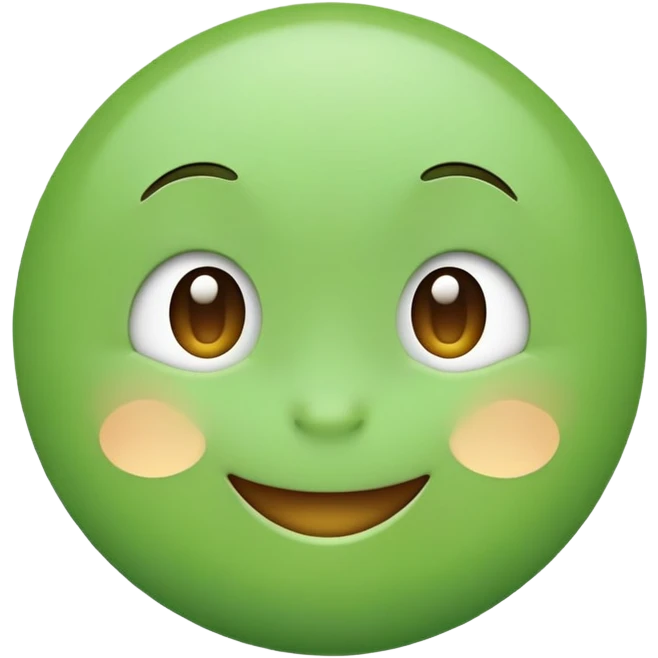 Green cute Emoji  emoji