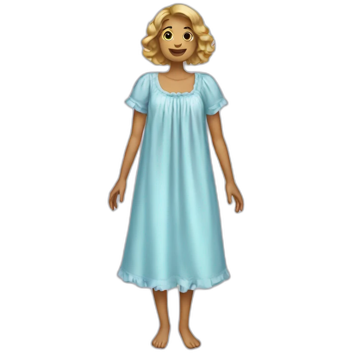 nightgown emoji