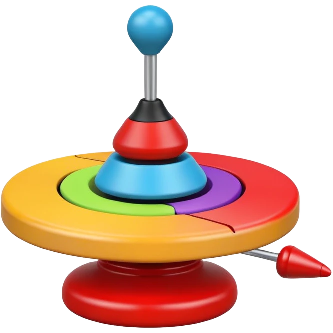 spinning top toy emoji