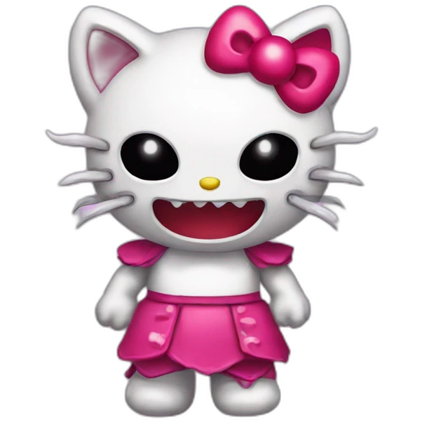 hello kitty demon emoji