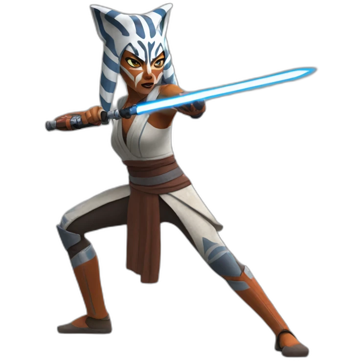 Ahsoka fight pose emoji
