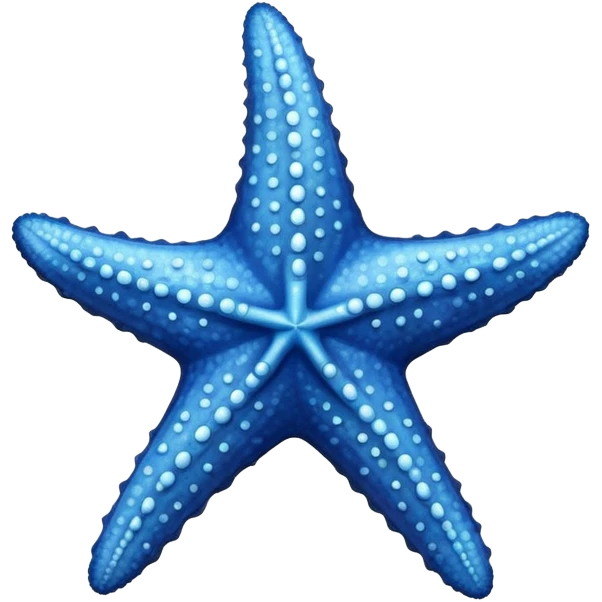 blue star fish emoji