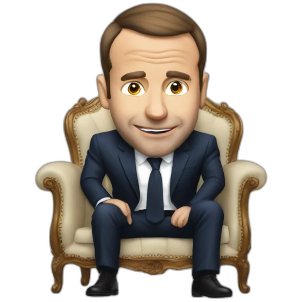 macron pooping emoji