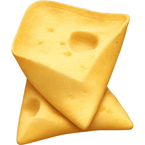 Tortilla chips and queso emoji