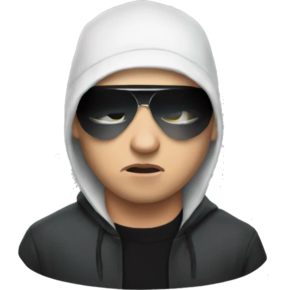 eminem with eye mask emoji