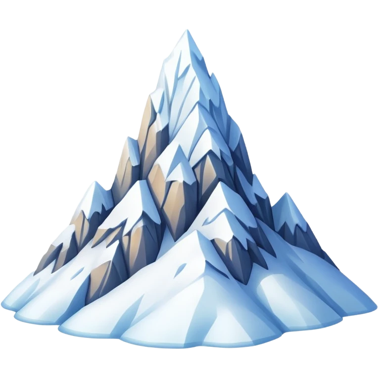 big snow mountain emoji