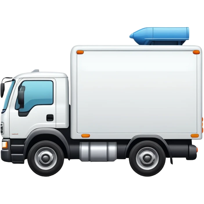 Truck white emoji