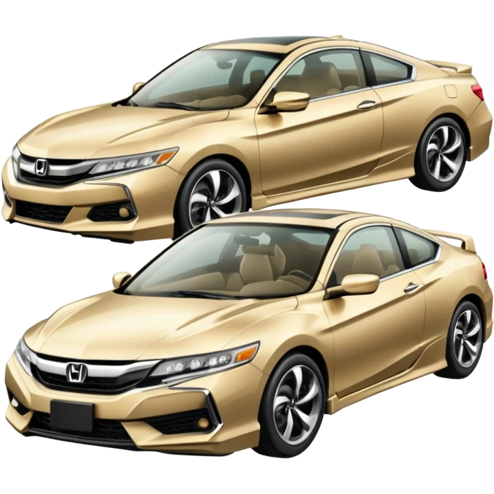Honda Accord ex 94 color champagne accidente con un Honda nsx emoji