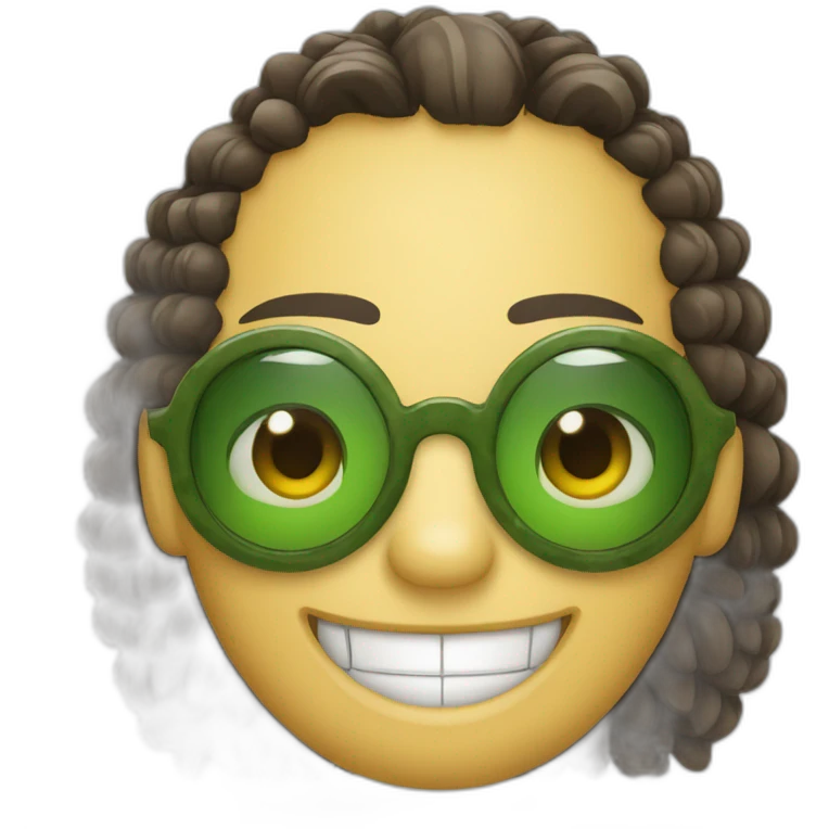 Crocodile a lunette emoji