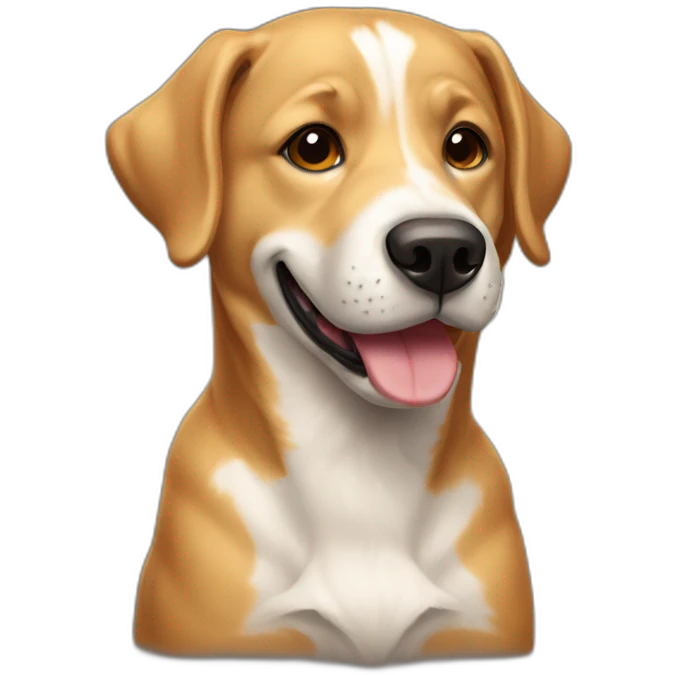 Chien heureux emoji