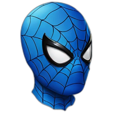 blue spider man emoji
