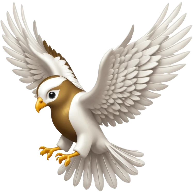 dinero con alas, un fajo de dólares con alas blancas volando emoji