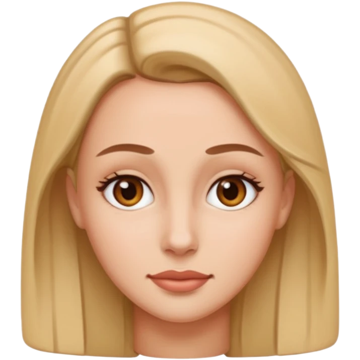 close-up of woman forehead emoji