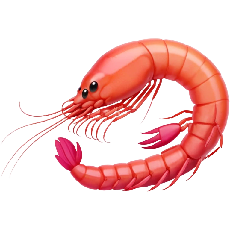 a shrimp with "Envie de crevette" written below emoji