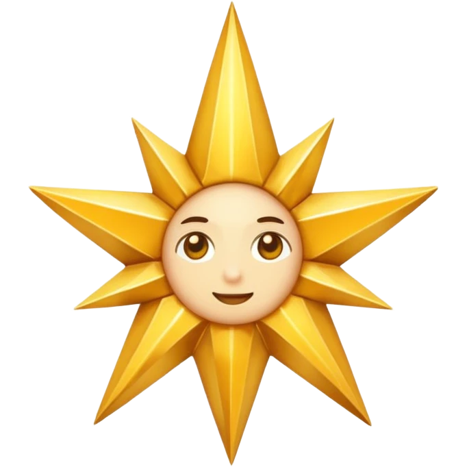  star with no face emoji