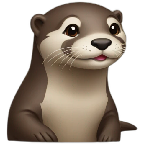 loving otter emoji