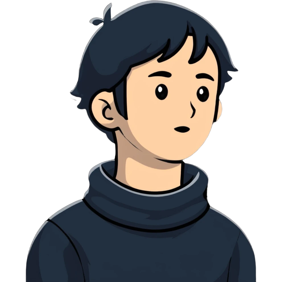 Guy with hands around his neck emoji