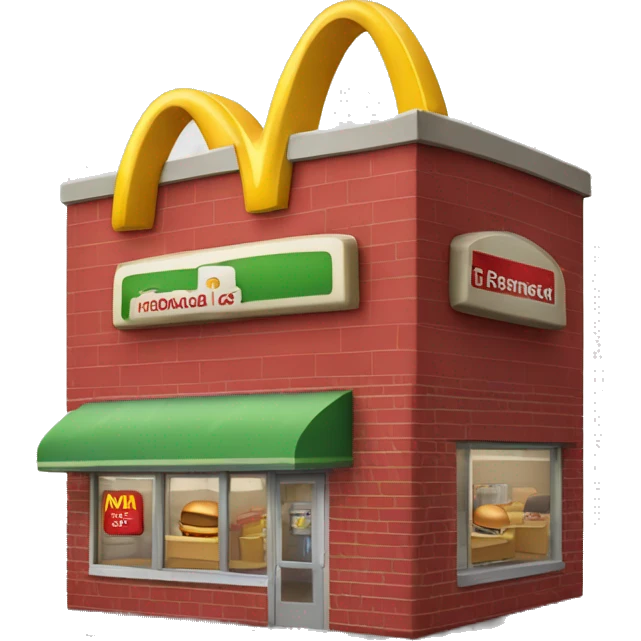 McDonald’s store emoji