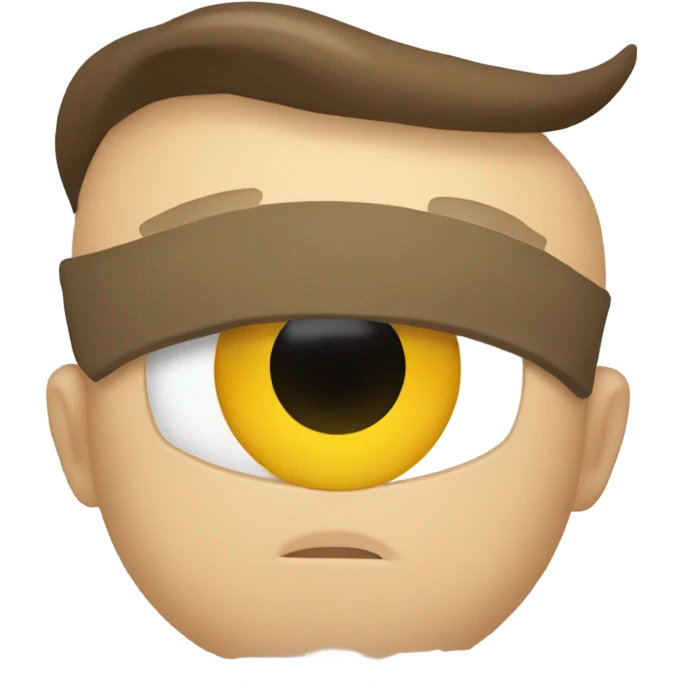 quero um olho fechado emoji