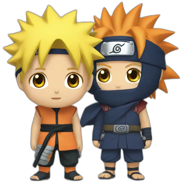 Naruto with ramène emoji