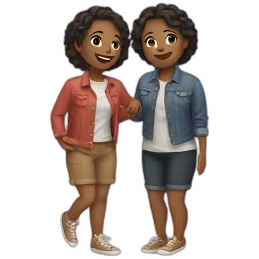 Lesbian Couple in Love emoji