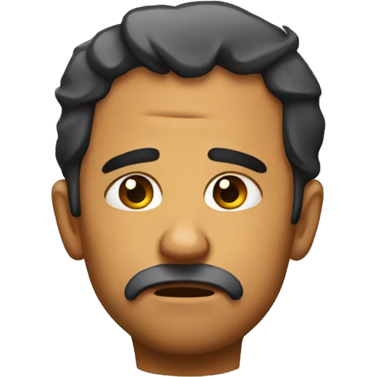 Sad, more sad than possible emoji