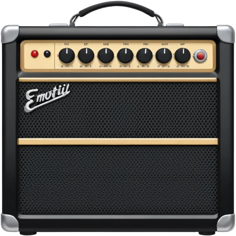 electric guitar amplifier emoji