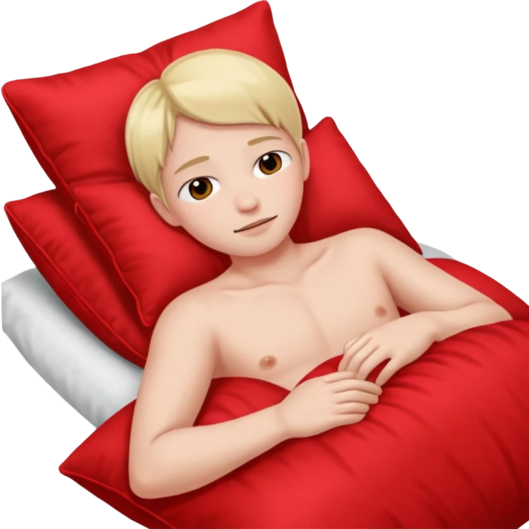 resting with red pilow emoji