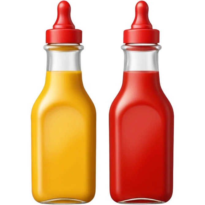 Mustard and kepucth together emoji