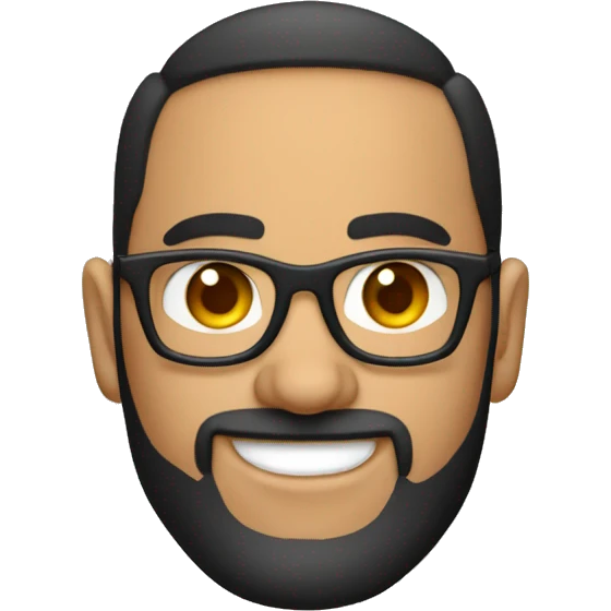 Rubio con gafas deportivas emoji