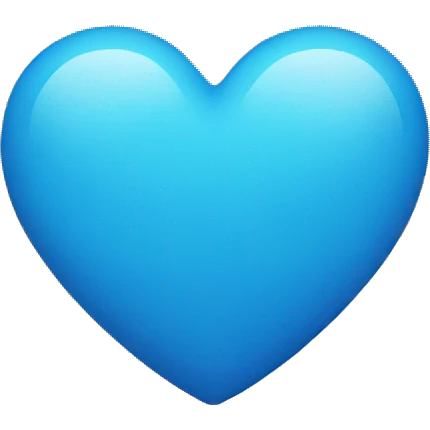 Blue heart emoji