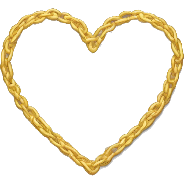 Light link heart  emoji